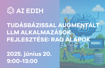 Az AI EDIH egyalkalmas képzése.